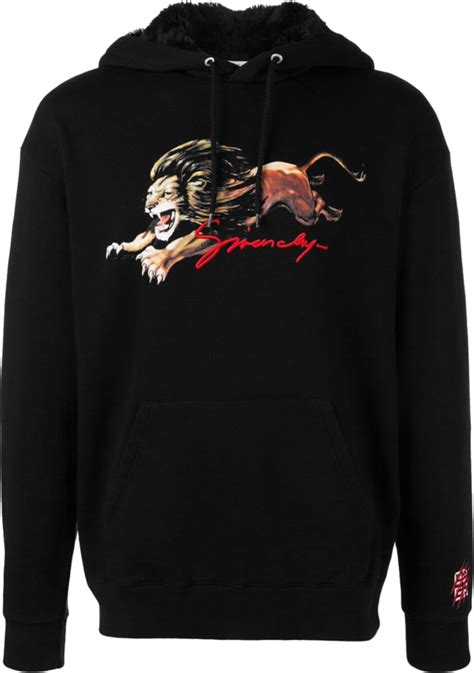 givenchy lion hoodie|More.